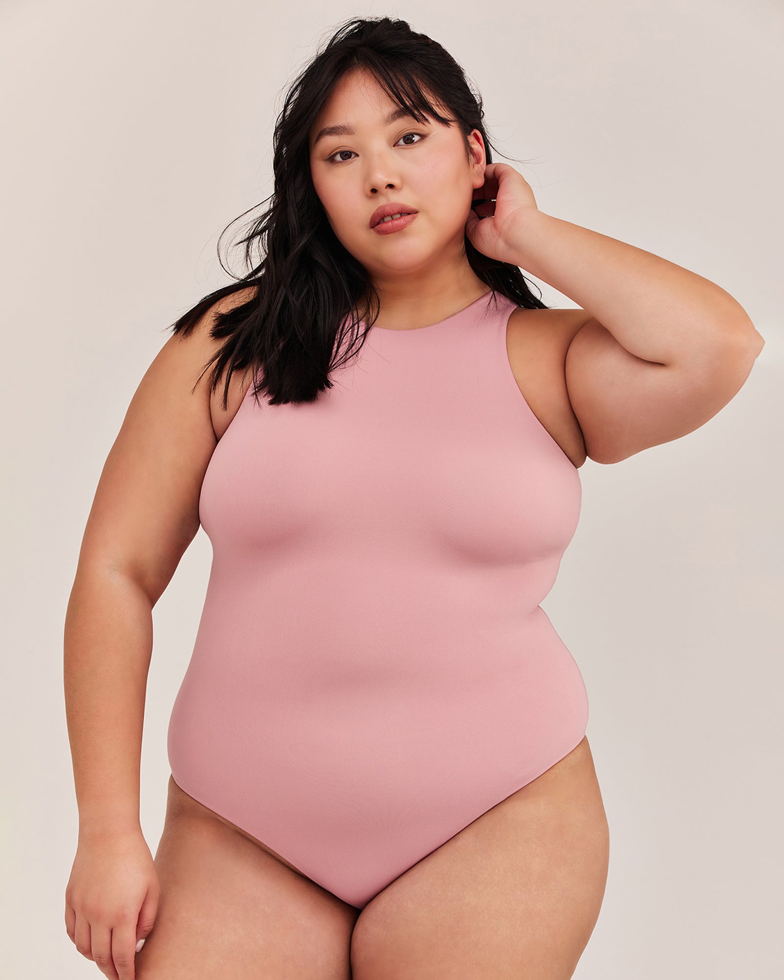 בגד גוף חוטיני שרי - ורוד