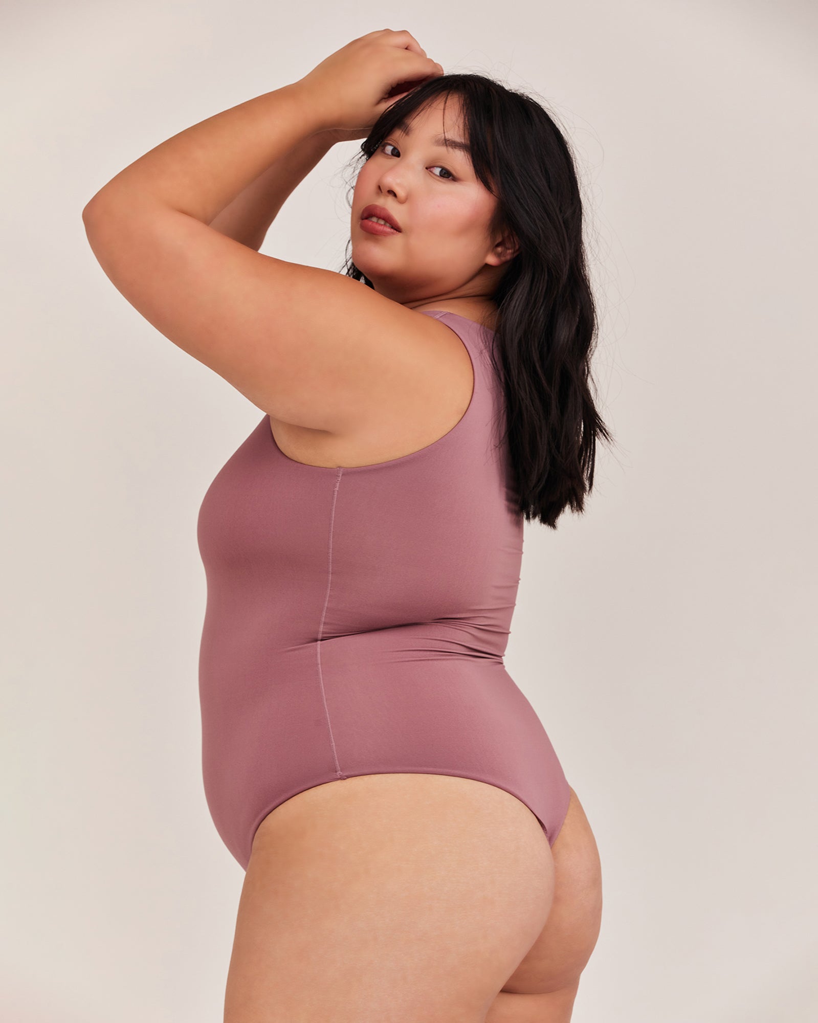 בגד גוף חוטיני שרי - סגול