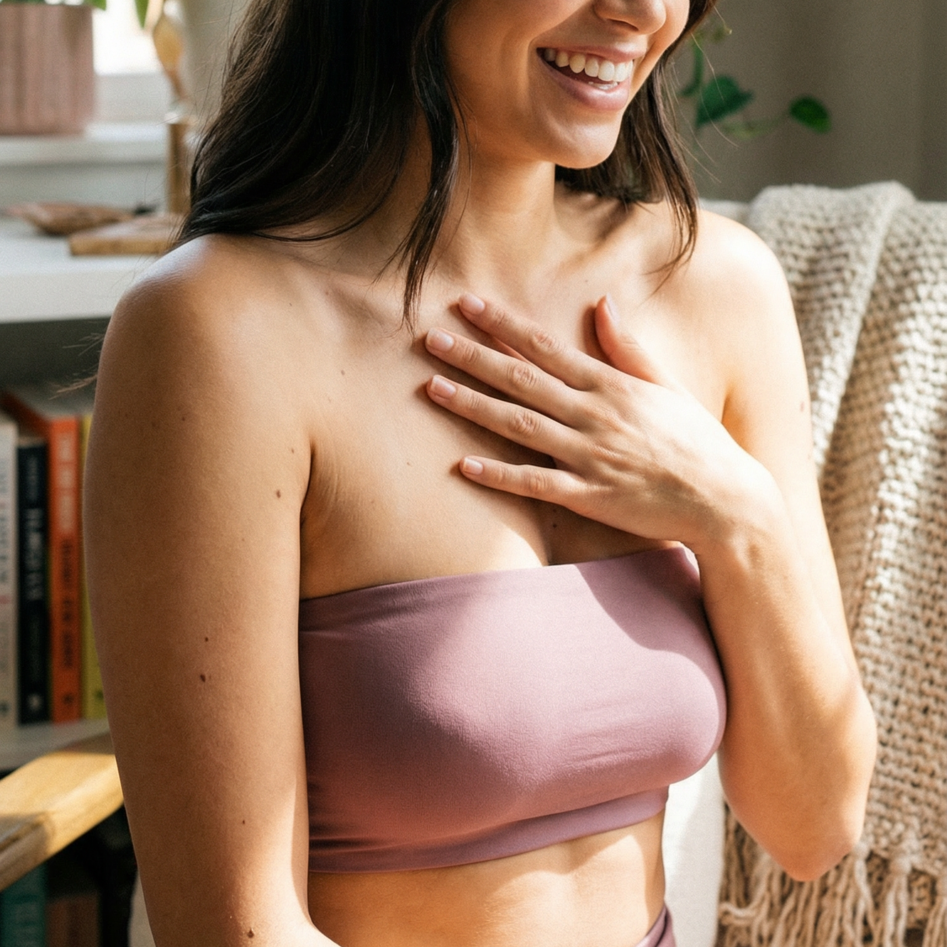 טופ סטרפלס מייגן - סגול